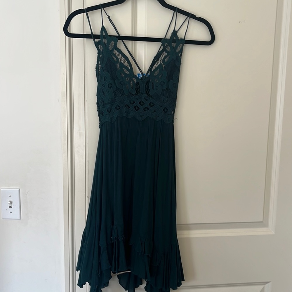Free people lace green dress